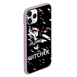 Чехол iPhone 11 Pro матовый The Witcher, цвет: 3D-сиреневый — фото 2