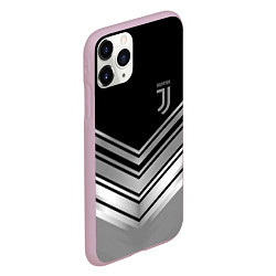 Чехол iPhone 11 Pro матовый JUVENTUS, цвет: 3D-розовый — фото 2