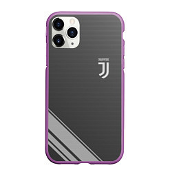 Чехол iPhone 11 Pro матовый JUVENTUS, цвет: 3D-фиолетовый