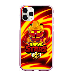 Чехол iPhone 11 Pro матовый BRAWL STARS EVIL GENE ДЖИН, цвет: 3D-розовый