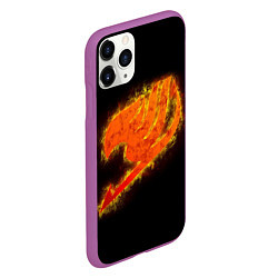 Чехол iPhone 11 Pro матовый FAIRY TAIL ХВОСТ ФЕИ, цвет: 3D-фиолетовый — фото 2