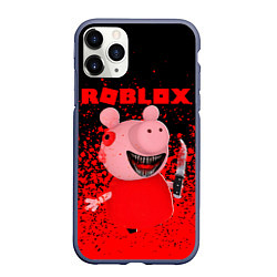 Чехол iPhone 11 Pro матовый Roblox Piggy