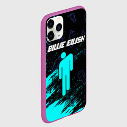 Чехол iPhone 11 Pro матовый BILLIE EILISH БИЛЛИ АЙЛИШ, цвет: 3D-фиолетовый — фото 2