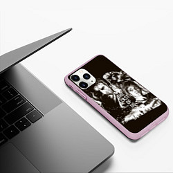 Чехол iPhone 11 Pro матовый THE LAST OF US, цвет: 3D-розовый — фото 2