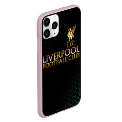 Чехол iPhone 11 Pro матовый LIVERPOOL ЛИВЕРПУЛЬ, цвет: 3D-розовый — фото 2