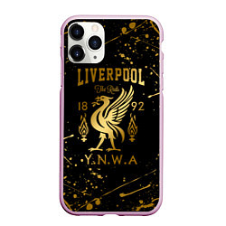 Чехол iPhone 11 Pro матовый LIVERPOOL ЛИВЕРПУЛЬ, цвет: 3D-розовый