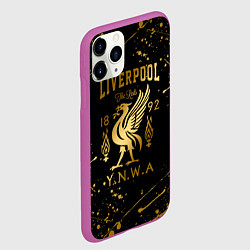 Чехол iPhone 11 Pro матовый LIVERPOOL ЛИВЕРПУЛЬ, цвет: 3D-фиолетовый — фото 2