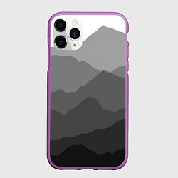Чехол iPhone 11 Pro матовый Горы