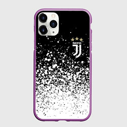 Чехол iPhone 11 Pro матовый JUVENTUS, цвет: 3D-фиолетовый