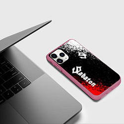 Чехол iPhone 11 Pro матовый Sabaton, цвет: 3D-малиновый — фото 2