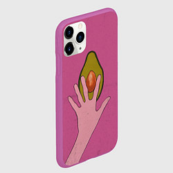 Чехол iPhone 11 Pro матовый Avocado, цвет: 3D-фиолетовый — фото 2