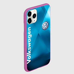 Чехол iPhone 11 Pro матовый VOLKSWAGEN, цвет: 3D-фиолетовый — фото 2
