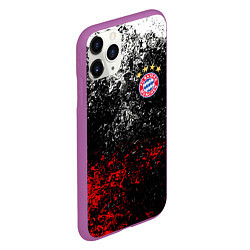 Чехол iPhone 11 Pro матовый BAYERN MUNCHEN, цвет: 3D-фиолетовый — фото 2