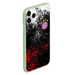 Чехол iPhone 11 Pro матовый BAYERN MUNCHEN, цвет: 3D-салатовый — фото 2
