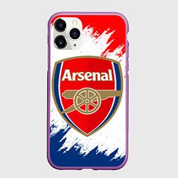 Чехол iPhone 11 Pro матовый ARSENAL, цвет: 3D-фиолетовый