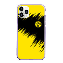 Чехол iPhone 11 Pro матовый BORUSSIA, цвет: 3D-светло-сиреневый