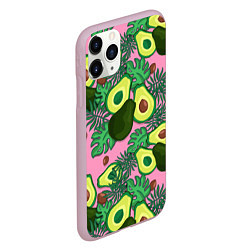 Чехол iPhone 11 Pro матовый Avocado, цвет: 3D-розовый — фото 2