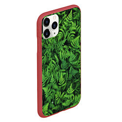 Чехол iPhone 11 Pro матовый ПАПОРОТНИК, цвет: 3D-красный — фото 2