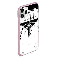 Чехол iPhone 11 Pro матовый The last of us подтеки, цвет: 3D-розовый — фото 2