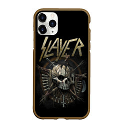 Чехол iPhone 11 Pro матовый Slayer, цвет: 3D-коричневый