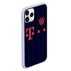 Чехол iPhone 11 Pro матовый FC Bayern Munchen, цвет: 3D-светло-сиреневый — фото 2