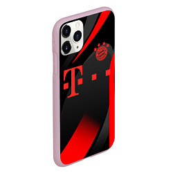 Чехол iPhone 11 Pro матовый FC Bayern Munchen, цвет: 3D-розовый — фото 2