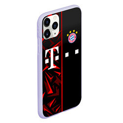 Чехол iPhone 11 Pro матовый FC Bayern Munchen Форма, цвет: 3D-светло-сиреневый — фото 2