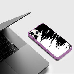 Чехол iPhone 11 Pro матовый Judo, цвет: 3D-фиолетовый — фото 2
