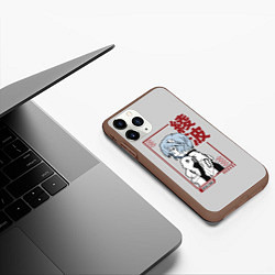 Чехол iPhone 11 Pro матовый Рэй Аянами, цвет: 3D-коричневый — фото 2