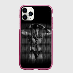 Чехол iPhone 11 Pro матовый Dungeon Master Grey, цвет: 3D-малиновый