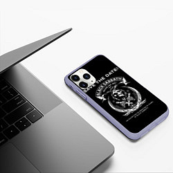 Чехол iPhone 11 Pro матовый The End World Tour, цвет: 3D-светло-сиреневый — фото 2