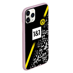 Чехол iPhone 11 Pro матовый Dortmund 20202021 ФОРМА, цвет: 3D-розовый — фото 2