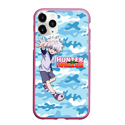 Чехол iPhone 11 Pro матовый Киллуа Hunter x Hunter
