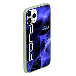 Чехол iPhone 11 Pro матовый FORD, цвет: 3D-салатовый — фото 2