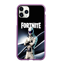 Чехол iPhone 11 Pro матовый FORTNITE, цвет: 3D-фиолетовый