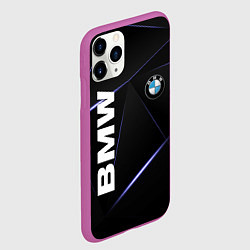 Чехол iPhone 11 Pro матовый BMW, цвет: 3D-фиолетовый — фото 2