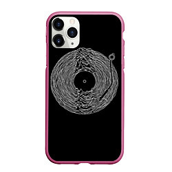 Чехол iPhone 11 Pro матовый JOY DIVISION, цвет: 3D-малиновый