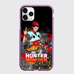 Чехол iPhone 11 Pro матовый Хисока Hunter x Hunter, цвет: 3D-фиолетовый
