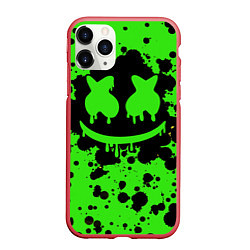 Чехол iPhone 11 Pro матовый Marshmello