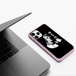 Чехол iPhone 11 Pro матовый Бато, цвет: 3D-розовый — фото 2