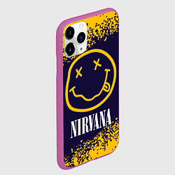 Чехол iPhone 11 Pro матовый NIRVANA НИРВАНА, цвет: 3D-фиолетовый — фото 2