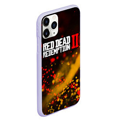 Чехол iPhone 11 Pro матовый RED DEAD REDEMPTION 2, цвет: 3D-светло-сиреневый — фото 2