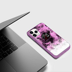 Чехол iPhone 11 Pro матовый Stray kids, цвет: 3D-фиолетовый — фото 2