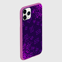 Чехол iPhone 11 Pro матовый BTS БТС, цвет: 3D-фиолетовый — фото 2