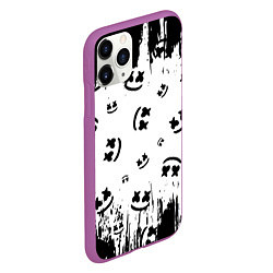 Чехол iPhone 11 Pro матовый MARSHMELLO МАРШМЕЛЛОУ, цвет: 3D-фиолетовый — фото 2