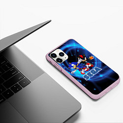 Чехол iPhone 11 Pro матовый Sonic SEGA, цвет: 3D-розовый — фото 2