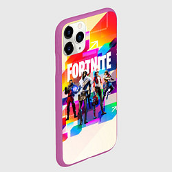 Чехол iPhone 11 Pro матовый FORTNITE, цвет: 3D-фиолетовый — фото 2