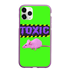 Чехол iPhone 11 Pro матовый Toxic
