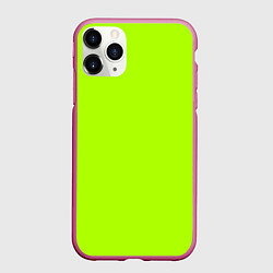 Чехол iPhone 11 Pro матовый ACID, цвет: 3D-малиновый