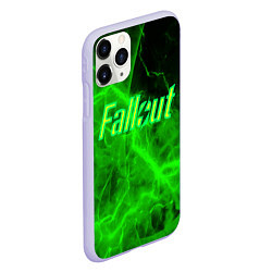 Чехол iPhone 11 Pro матовый FALLOUT ФЭЛЛАУТ, цвет: 3D-светло-сиреневый — фото 2